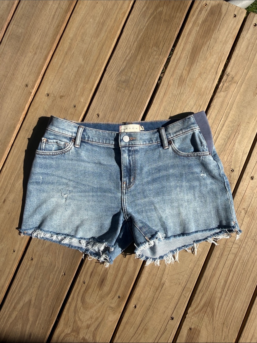 HATCH Maternity Denim Shorts